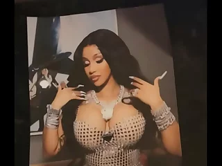 Soloboy's tribute to Cardi B features a steamy solo session with him stroking his throbbing cock to a wild rhythm, culminating in a glorious cumshot that's a fitting tribute to the rap queen.
