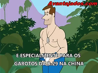 Самый популярный гей-мультфильм Бразилии приглашает вас на дикую оргию. Молодые солдаты, нарисованные с искусной эротикой, занимаются раскованным сексом. Этот мультфильм для взрослых предлагает широкий выбор гей-порно - от анимации до аниме-стилей.