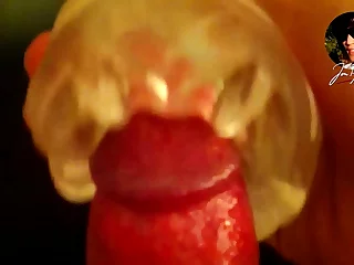 Close-up POV of me wanking and edging with my Fleshlight Quickshot Vantage, moaning and squirting cum. Watch every detail up close as I wash off.