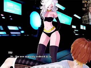 Android 21 bedauert ihre Großzügigkeit und sehnt sich nach einer wilden, leidenschaftlichen Begegnung. Sie wird von einem Dragon Ball-Schwanz verschlungen und erlebt intensives Vergnügen und Demütigung. Dieser Anime-inspirierte Hentai zeigt große Brüste, Arsch und Gesichtsbesamungen.