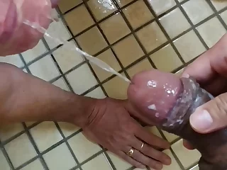 Asian Filo twink gets dominated by a big black cock, his tiny dick squirting with pleasure as he's covered in hot piss. The scene ends with a massive cumshot.