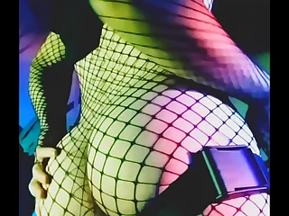 Sultry Balej entices with his fishnet bodystocking, teasingly revealing his luscious curves. His seductive moves lead to a tantalizing encounter, leaving viewers craving more.