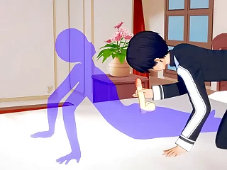 Kirito dostaje jego tyłek wbity przez seksownego femboya w Sword Art Online. Dzika, surowa i perwersyjna Jazda hentai z handjobs, crossdressing i kremowym wykończeniem. Gejowska zabawa w stylu Anime.
