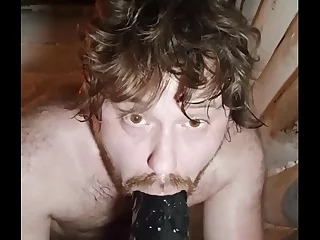 A tantalizing gay boy flaunts his deepthroating skills with a big black cock, delivering an exhilarating amateur gay blowjob scene. His brown curls add a touch of charm to this hardcore, BBC-craving spectacle.